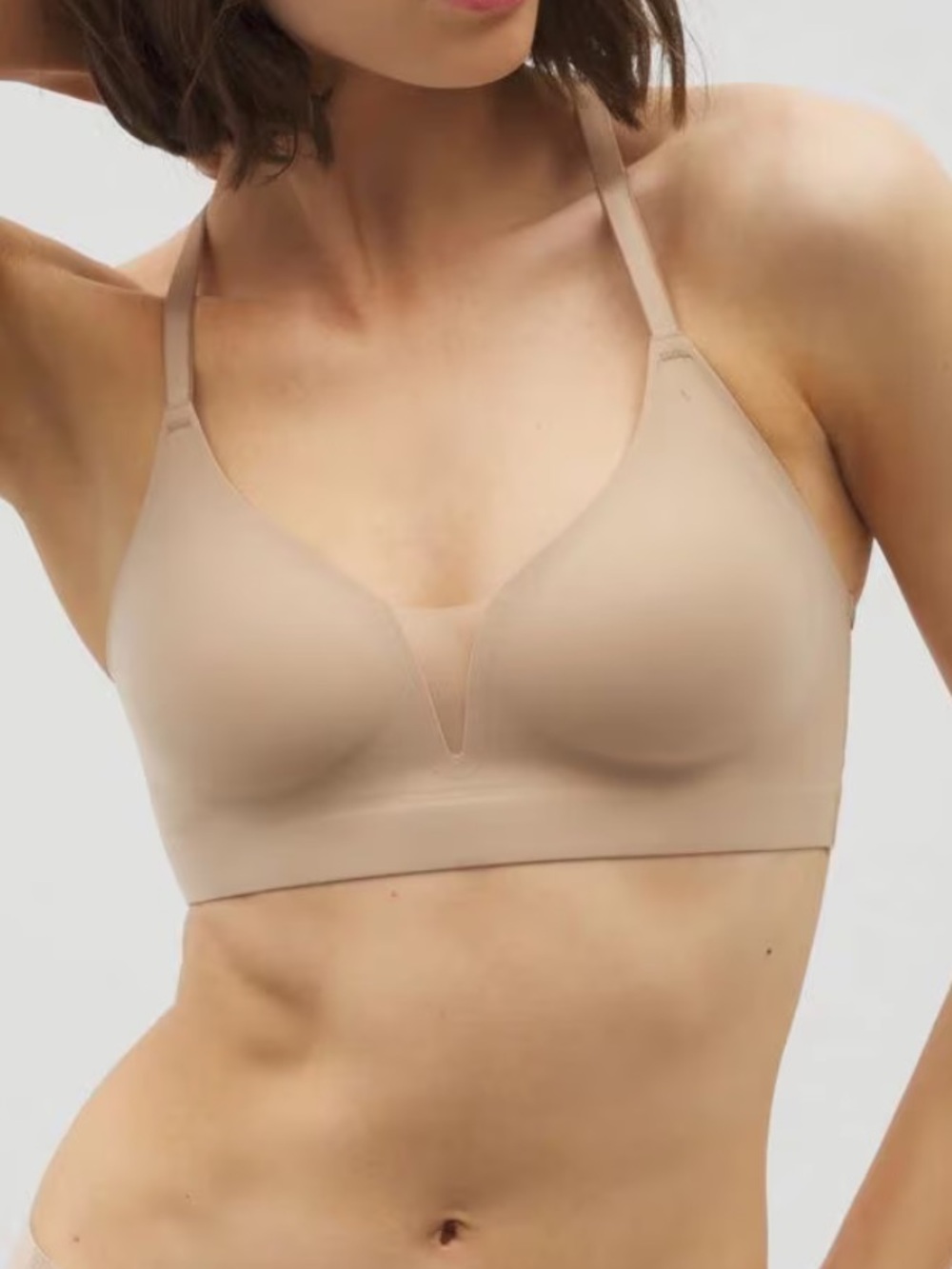 Soma ENBLISS Mesh Adjustable Bralette Warm Amber Nude Small